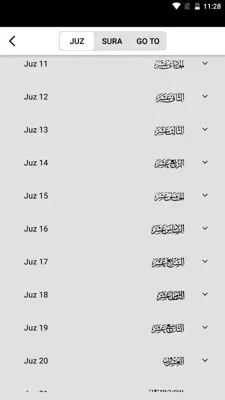 Quran Explorer android App screenshot 2